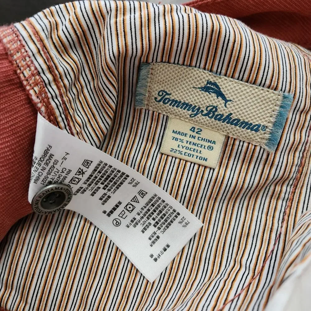 NWT Tommy Bahama Surf Club Cinnabar Shorts Size 42